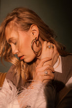 Load image into Gallery viewer, Bold Hoops Large Gold shiny