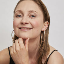 Load image into Gallery viewer, Bold Hoops Large shiny