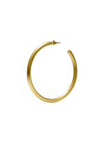Load image into Gallery viewer, Bold Hoops Large Gold brushed
