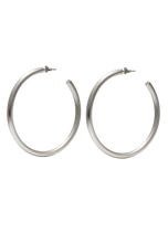 Load image into Gallery viewer, Bold Hoops Large brushed