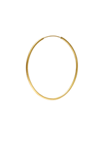 Load image into Gallery viewer, Hoops Large Gold brushed