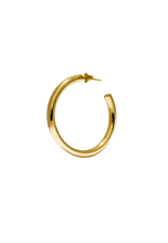 Load image into Gallery viewer, Bold Hoops Medium Gold shiny
