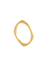 Load image into Gallery viewer, Square Ring small Gold