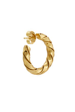 Load image into Gallery viewer, Bold Hoops twisted Gold