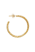 Load image into Gallery viewer, Hoops twisted Gold