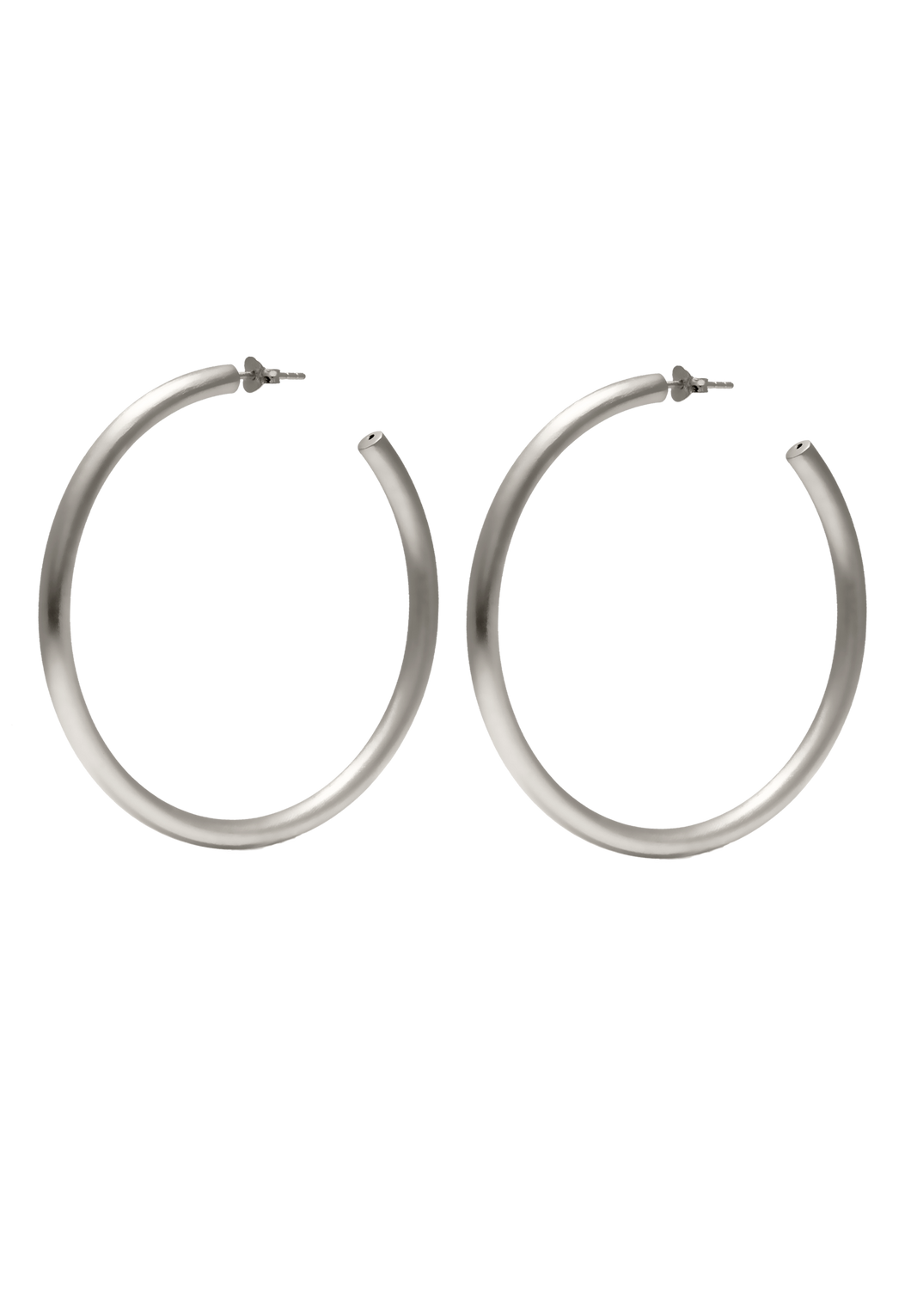 Bold Hoops Large brushed