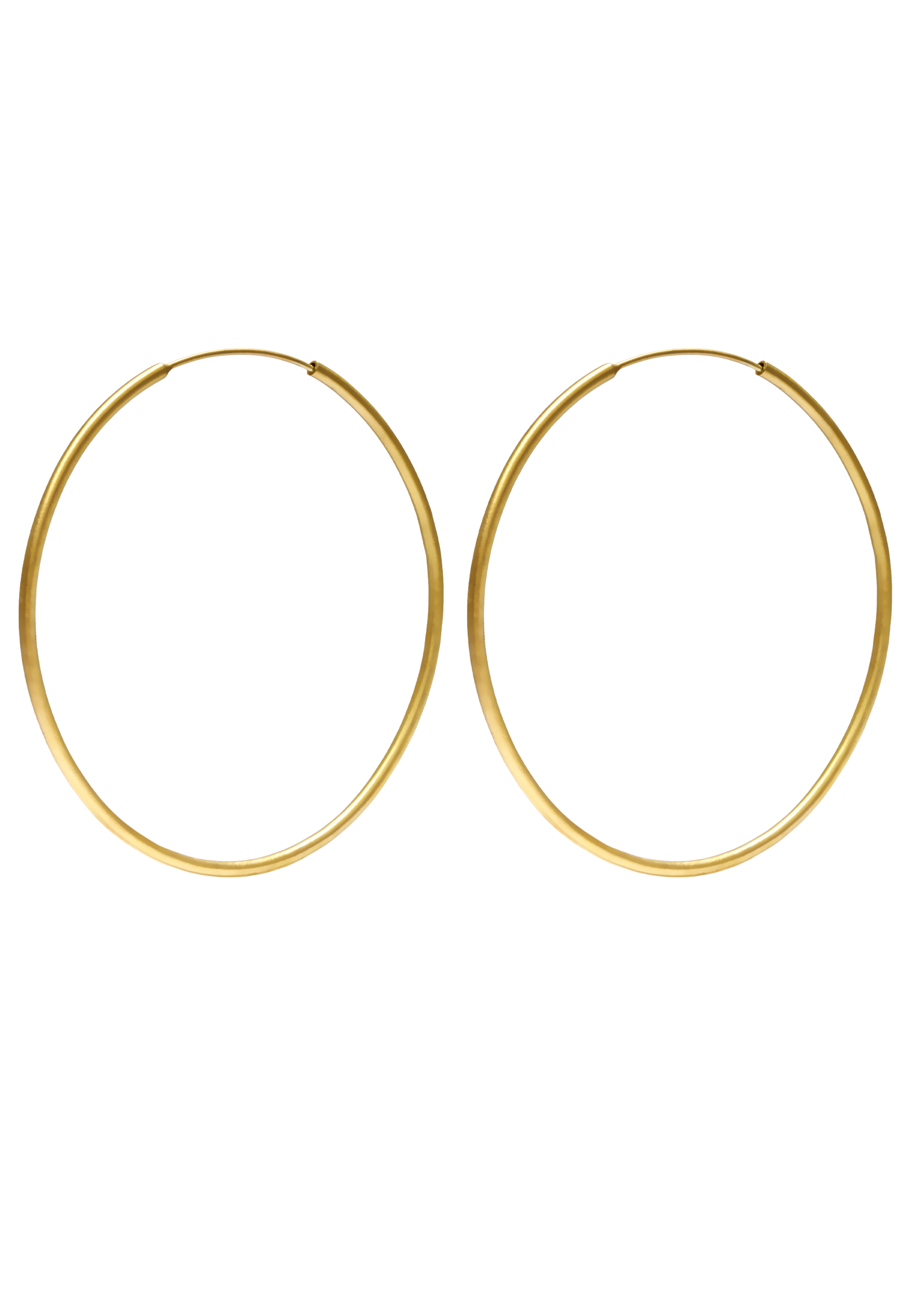 Hoops Large Gold brushed