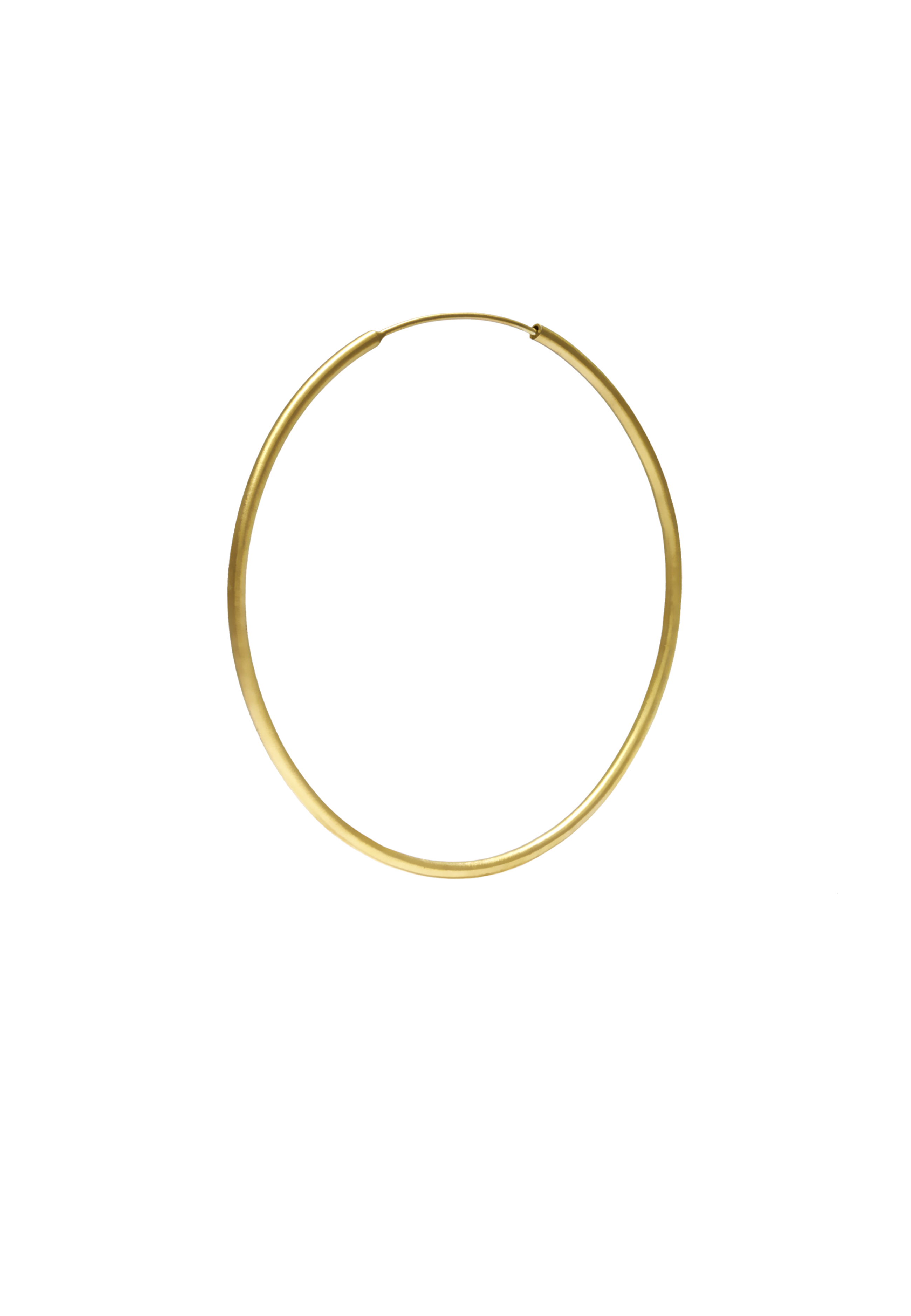 Hoops Large Gold brushed