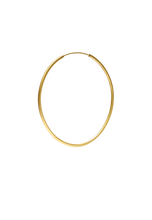 Load image into Gallery viewer, Hoops Large Gold brushed
