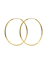 Load image into Gallery viewer, Hoops Large Gold shiny
