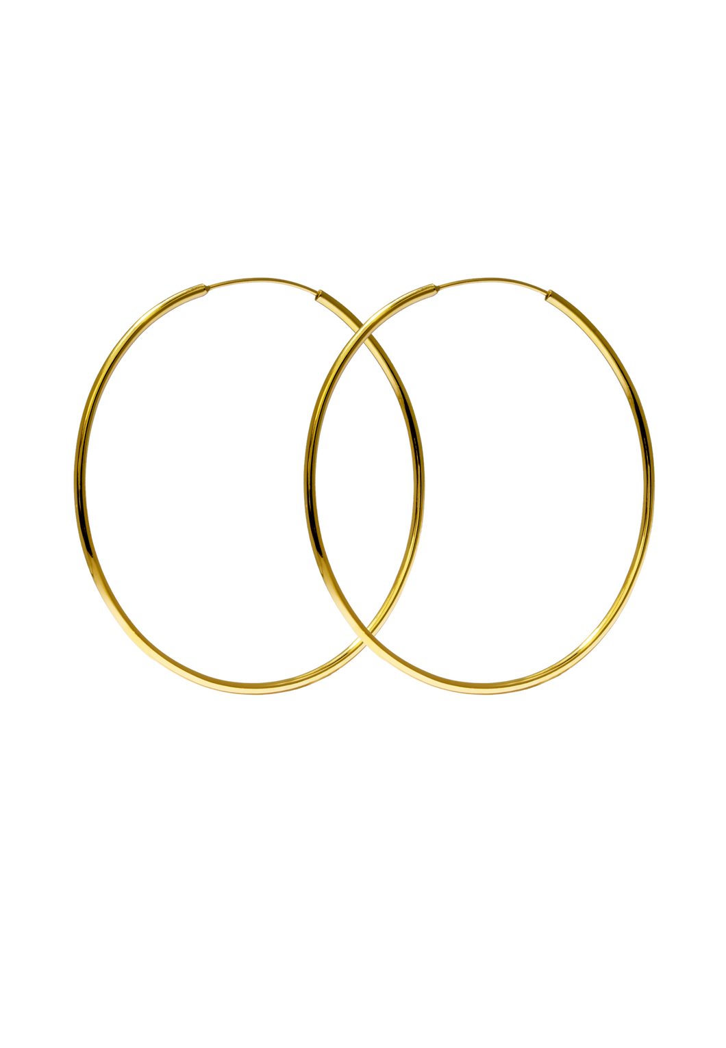 Hoops Large Gold shiny