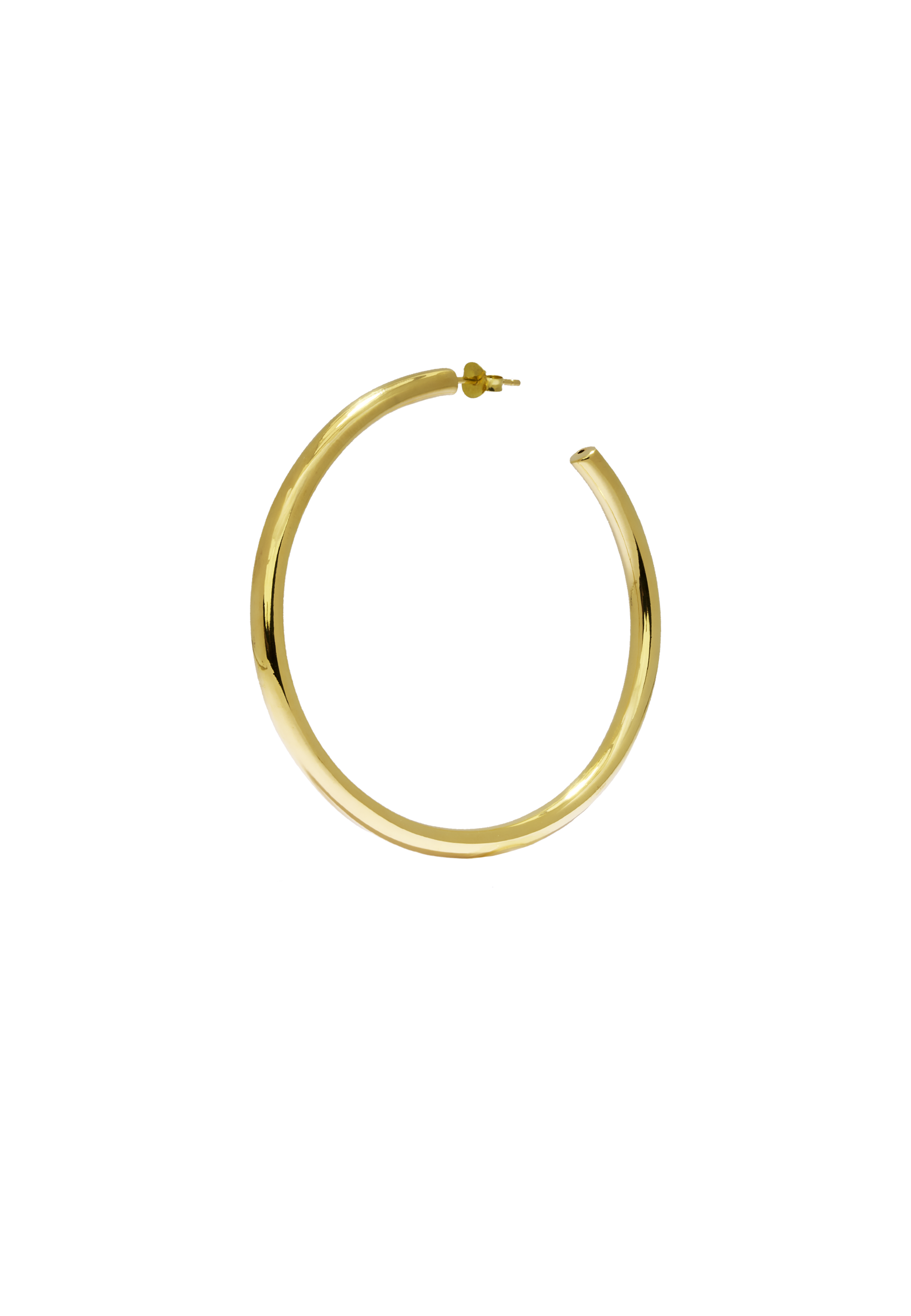 Bold Hoops Large Gold shiny