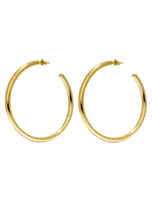 Load image into Gallery viewer, Bold Hoops Large Gold shiny
