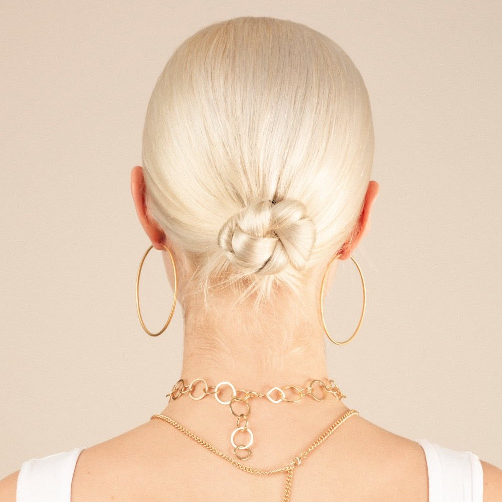 Hoops Large Gold brushed