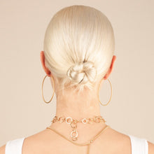 Load image into Gallery viewer, Hoops Large Gold brushed
