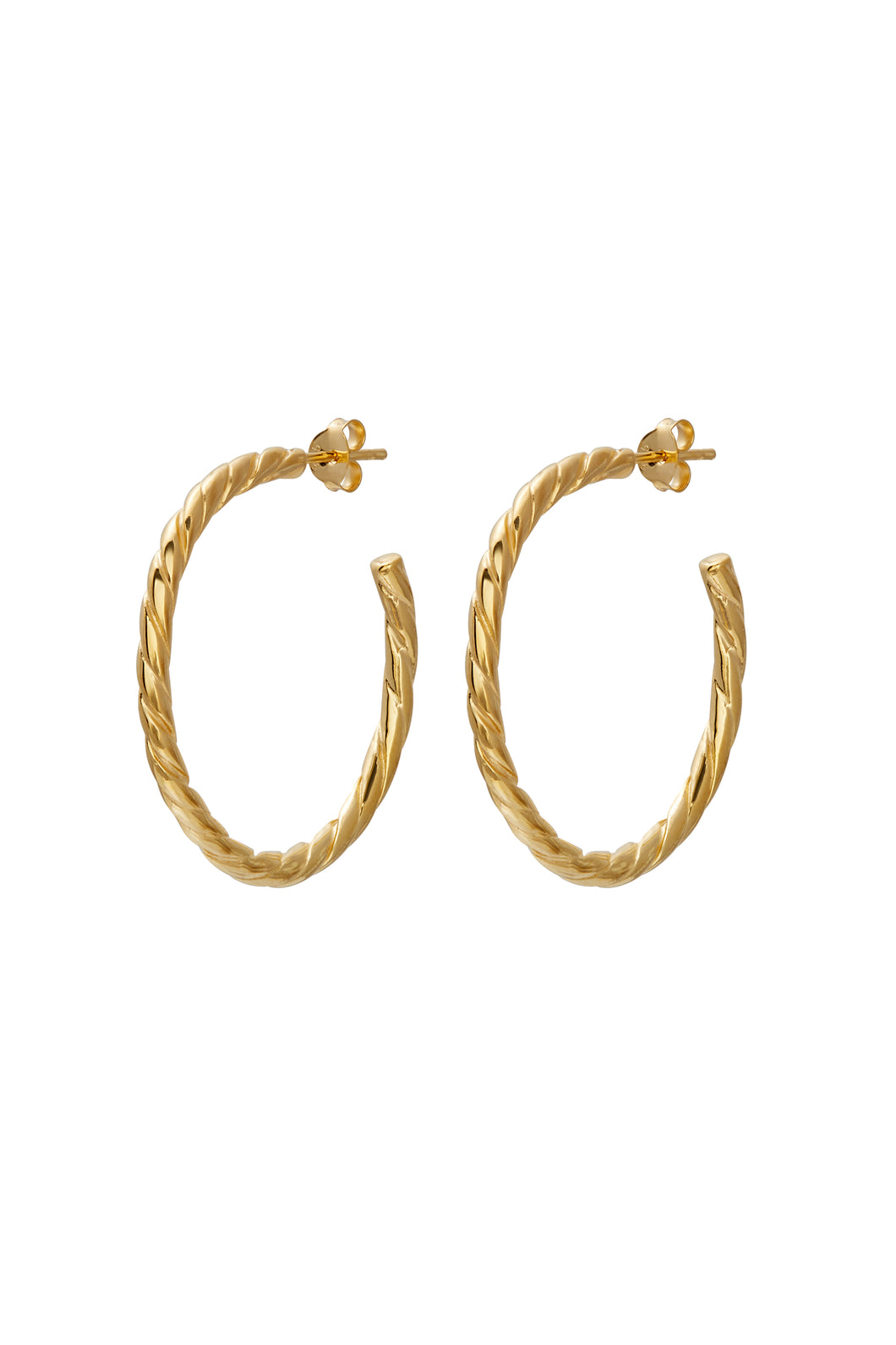Hoops twisted Gold